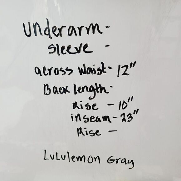 Lululemon Wunder Under Crop Leggings 6 Gray Arrow Jacquard Yoga Fitness - Picture 8 of 8